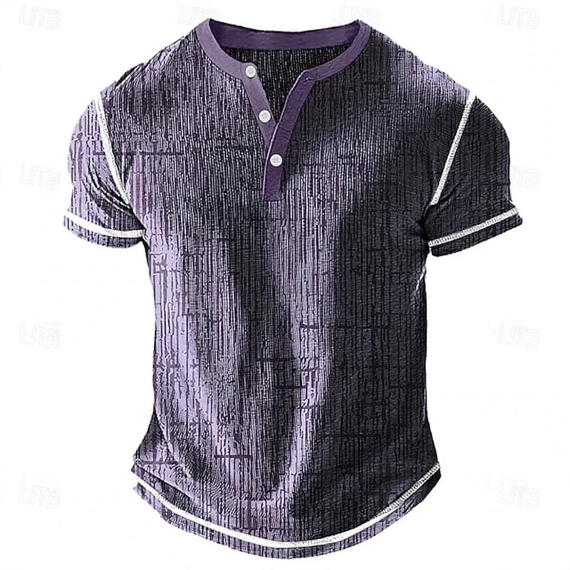 TRENDY 3D Textured Polo Tee