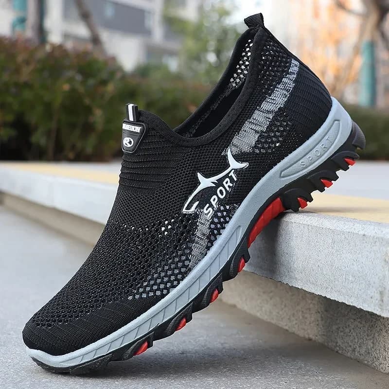 TRENDY Knit Slip-On Sneakers